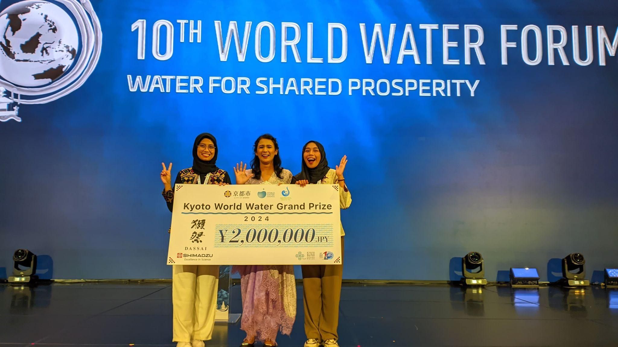 Youth Sanitation Concern Wins Kyoto World Water Grand Prize 2024